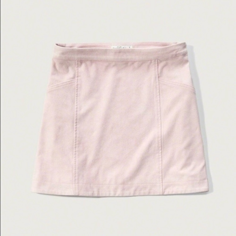 Abercrombie & Fitch Vegan Suede Mini Skirt